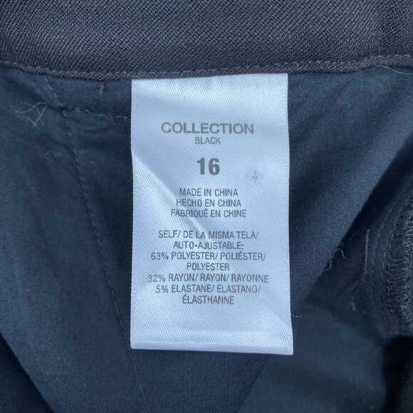 Favorite Daughter Black Wide Leg Trousers | Plus Size 16 Regular - Picture 4 of 7